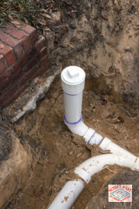 Sewer Line and Cleanout