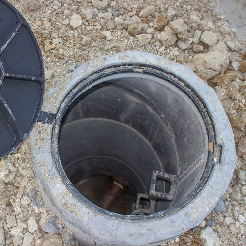 Sewer Drain Opening Used for Plumbing Inspection Camera